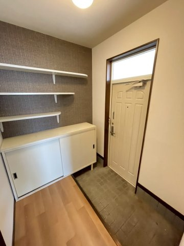 久留米市南４丁目のアパートの玄関