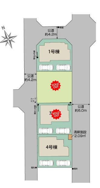 【１号棟　区画図】