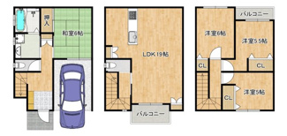 【間取り】 | 清水丘２丁目　中古一戸建