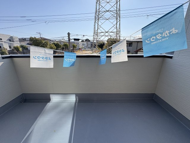 【バルコニー】 | 春日市天神山4丁目2期　1号棟（全1棟）【仲介手数料無料・0円】 | 現地写真。