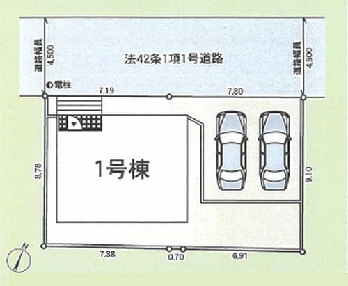 【区画図】 | 【仲介手数料０円】平塚市公所第19　新築一戸建て | 平塚市公所第19　新築一戸建て