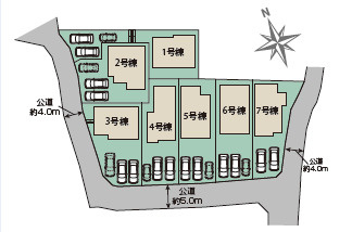 仲介手〇料不要　ブルーミングガーデン合志市須屋16期【西合志南小・西合志南中】の区画図