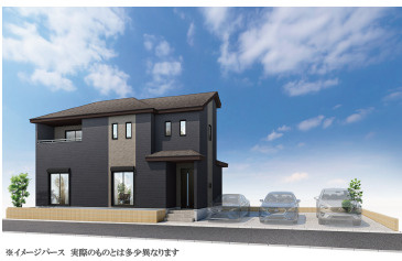 仲介手〇料不要　ハートフルタウン北区兎谷１丁目598番【清水祥小・竜南中】の外観パース|外観パースです