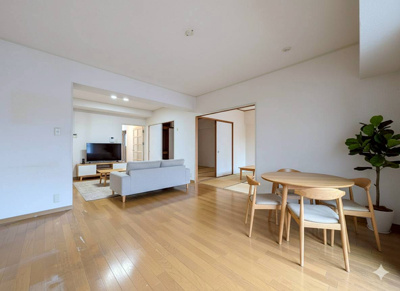 【居間・リビング】 | GSハイム博多 | ※家具はイメージです。