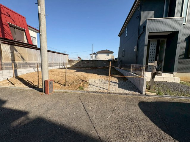 川越市谷中　建築条件なし売地　東武東上線『川越駅』バス17分　【芳野小学区】の外観