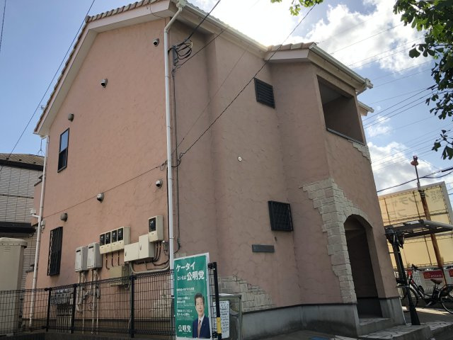 松戸市西馬橋広手町のアパートの外観