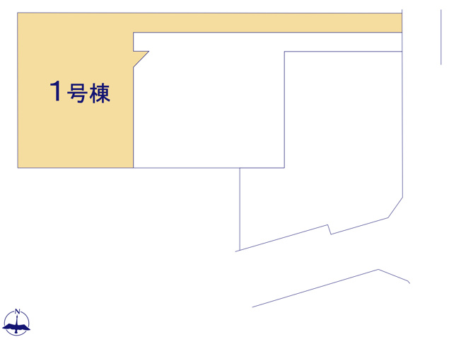 【区画図】 | 熊谷市中恩田　新築戸建　全3棟　1号棟