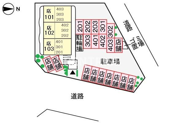 エーデルメゾンの駐車場|駐車場