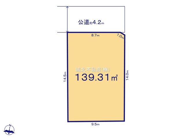 練馬区大泉学園町6丁目 限定1区画の区画図