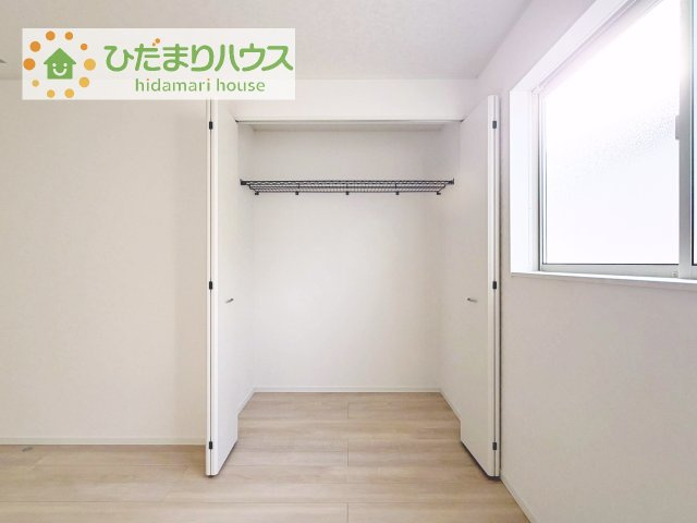 【収納】 | 結城市結城第43　新築戸建　2号棟 | 全室にクローゼットが付いていて、お部屋の住空間もスッキリ広々使えそうです(^^)