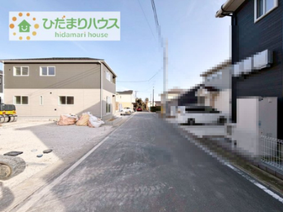 【前面道路含む現地写真】 | 結城市結城第43　新築戸建　2号棟 | 是非一度、ご家族そろってご内覧ください♪