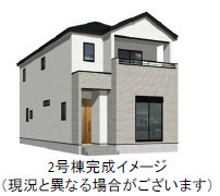 仲介手〇料不要　よかタウンBloom菊池郡大津町大字大津9期【大津小・大津中】の外観パース|外観パースです