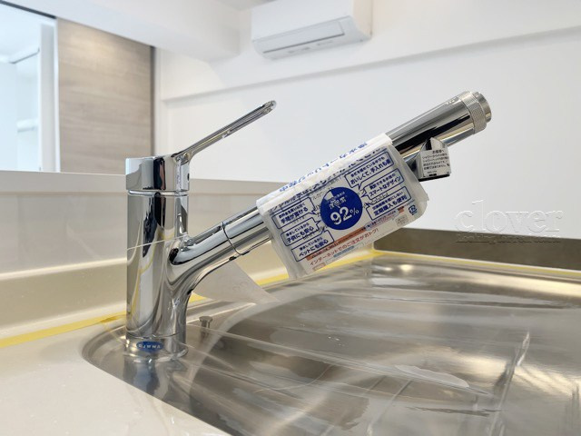 【キッチン】 | 渋谷マンション | キッチン水栓　浄水器内蔵水栓