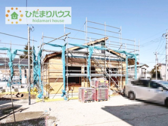【外観】 | 結城市結城　新築戸建　２号棟 | 結城小学校まで徒歩１分の閑静な住宅街です！