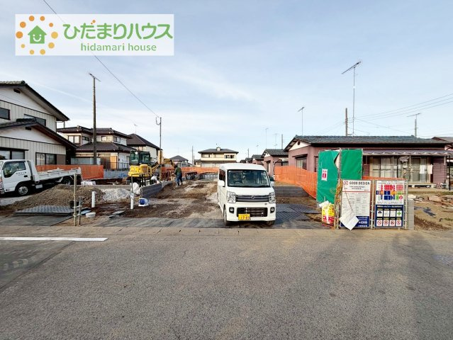【駐車場】 | 結城市結城　新築戸建　２号棟 | 1月26日撮影