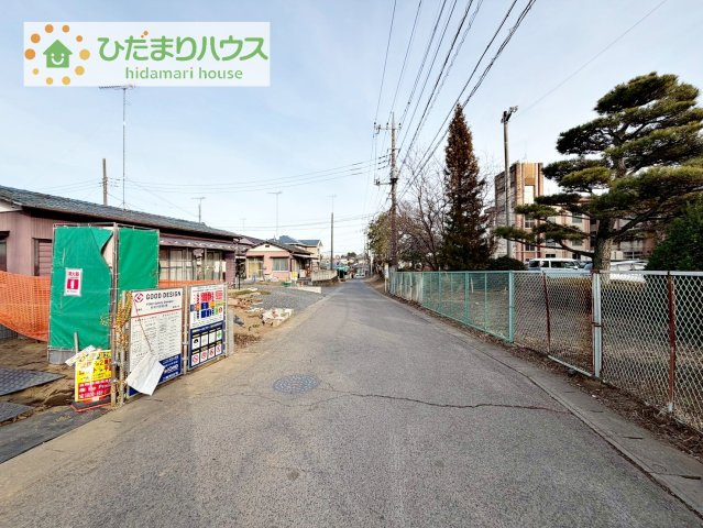 【前面道路含む現地写真】 | 結城市結城　新築戸建　２号棟 | 1月26日撮影