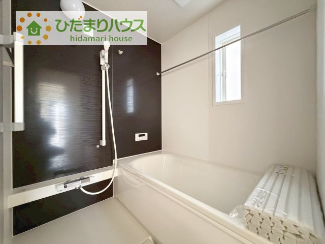 【浴室】 | 結城市結城第43　新築戸建　1号棟 | 疲れが癒せる大きなバスタブ♪帰りが遅いご家族の方も気持ちよく入浴頂ける追焚き機能など設備も整っております(^^)/