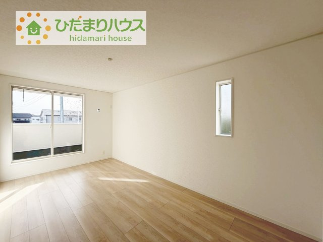 【寝室】 | 結城市結城第43　新築戸建　1号棟 | 大きなベッドを置いても余裕の広さの主寝室♪
