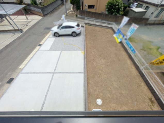 【庭】 | リーブルガーデン.S前橋市上増田町第3ー① | 並列4台も余裕ですね♪