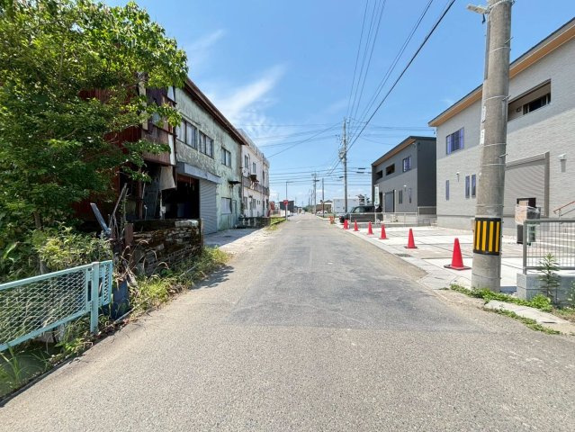 新築戸建　瑞穂市穂積　全2区画分譲の前面道路含む現地写真|■前面道路　■ヤマダ不動産　株式会社リライフ　
■夢のマイホーム購入をフルサポートします！