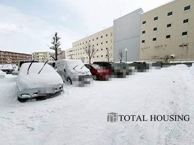 【駐車場】 | コープ野村大谷地 | 平面駐車場です。