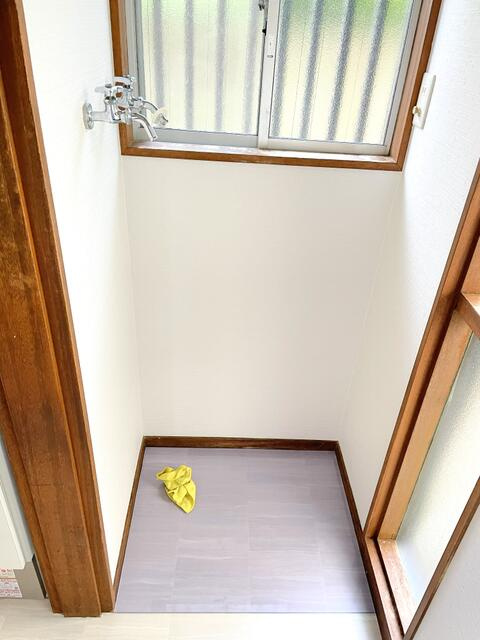 富岡３丁目貸家の設備|洗濯機置場