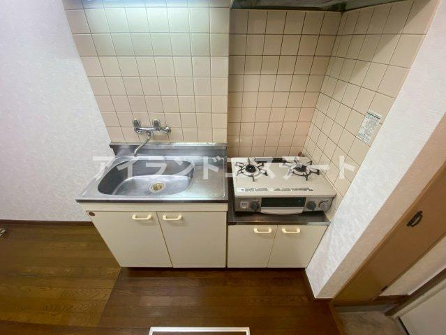 リブ駒沢　バストイレ別　駅近　室内洗濯機置場のキッチン|※参考写真(別号室)