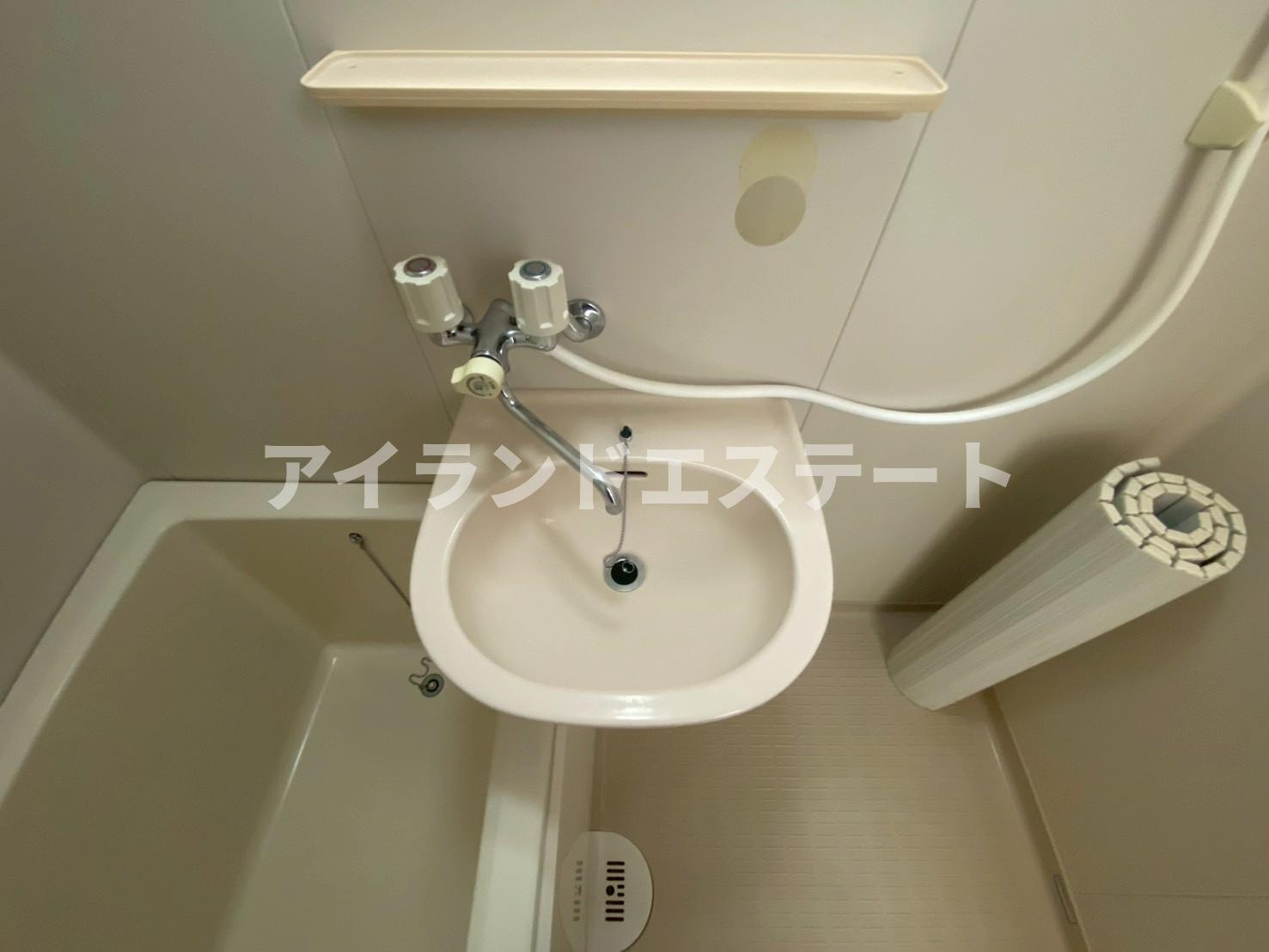 リブ駒沢　バストイレ別　駅近　室内洗濯機置場の洗面所|※参考写真(別号室)