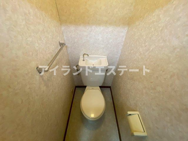 リブ駒沢　バストイレ別　駅近　室内洗濯機置場のトイレ|※参考写真(別号室)