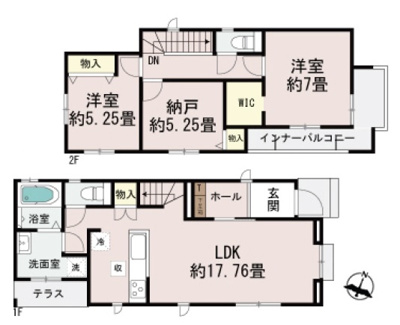 【区画図】 | 沖縄市東（全3棟） | 区画図♪