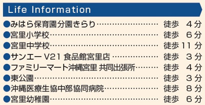 【周辺】 | 沖縄市東（全3棟）A・B号棟 | 周辺♪