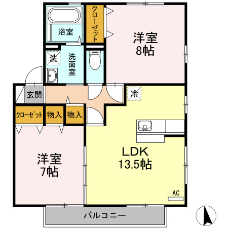 【間取り】 | セジュール石井　C棟