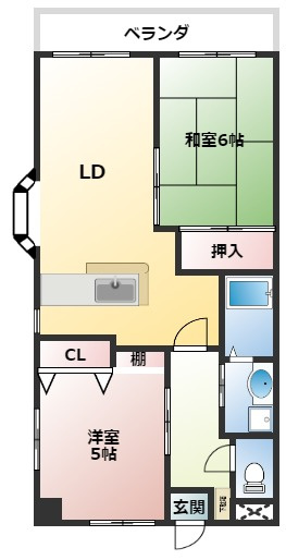 バ－クレイコ－ポの間取り|イメージ画像になります