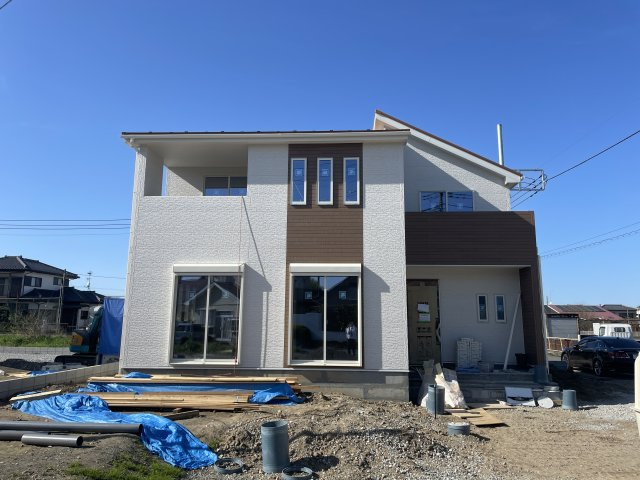 【外観】 | 熊谷市中恩田　新築戸建　全3棟　3号棟 | 4/12撮影　3号棟