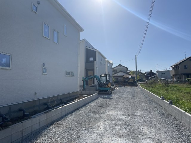 【前面道路含む現地写真】 | 熊谷市中恩田　新築戸建　全3棟　3号棟 | 4/12撮影