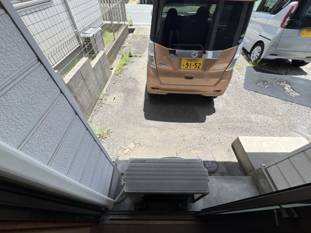 井上ハイツのバルコニー