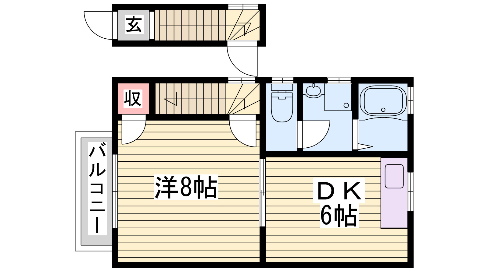 井上ハイツの間取り