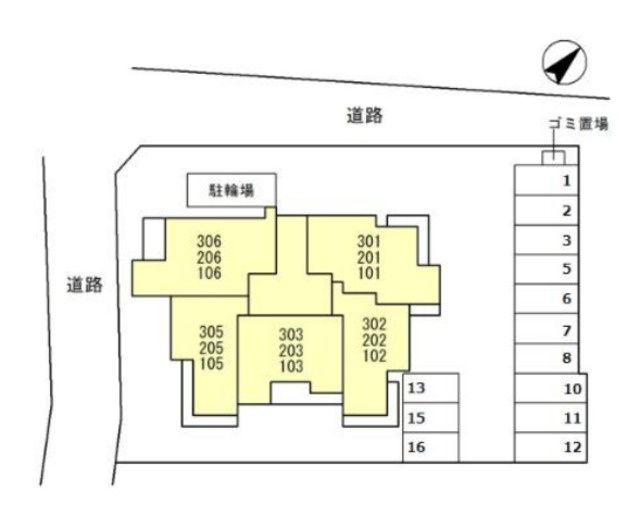 ベルフォルテのその他|配置図です！