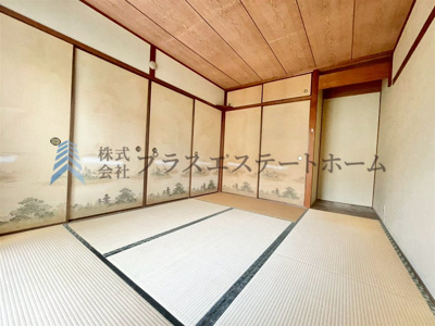 【和室】 | 須磨一ノ谷グリーンハイツH棟 | リビング横の和室♪個室にしたり、客間や広々リビングに♪様々な使い方が出来ます♪