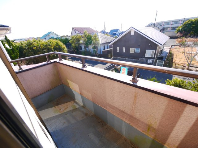 大網白里市北今泉　中古戸建のバルコニー|白里海岸まで徒歩約12分敷地約69坪 5LDK対面式システムキッチン並列2台可能自然豊かな静かな環境