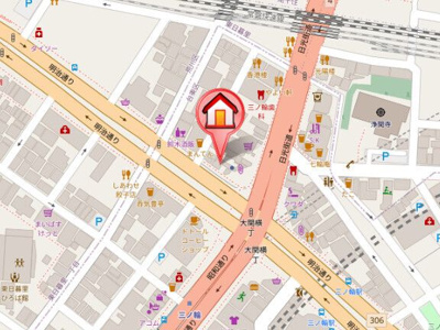 【地図】 | ワンルーフレジデンス台東根岸