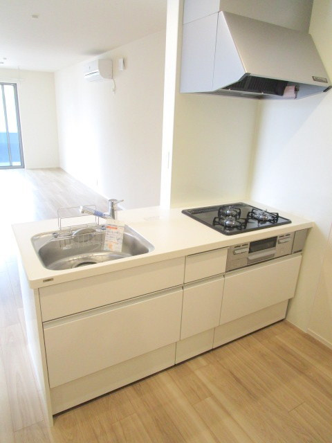 ＡｎｇｅＢ　アンジュビーのキッチン|★グリル付きガス３口システムガスキッチン★