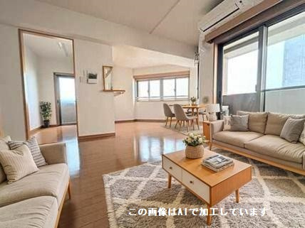 ライオンズマンション舟入本町の居間・リビング