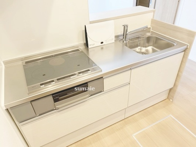 メゾンアイリス ココアのキッチン|IHクッキングヒーターのシステムキッチン！