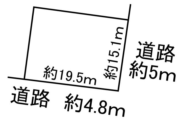 土地　太郎丸中島の土地図