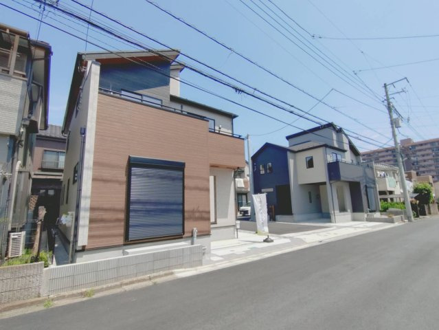 【前面道路含む現地写真】 | 川越市藤原町　新築戸建て　全5棟