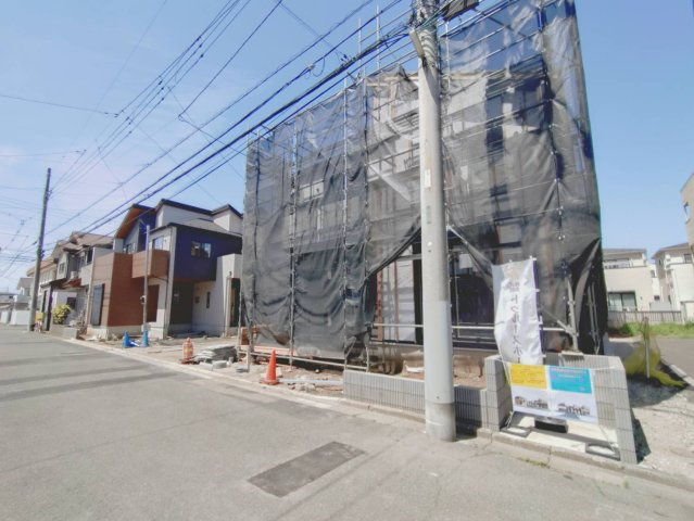 【前面道路含む現地写真】 | 川越市藤原町　新築戸建て　全5棟
