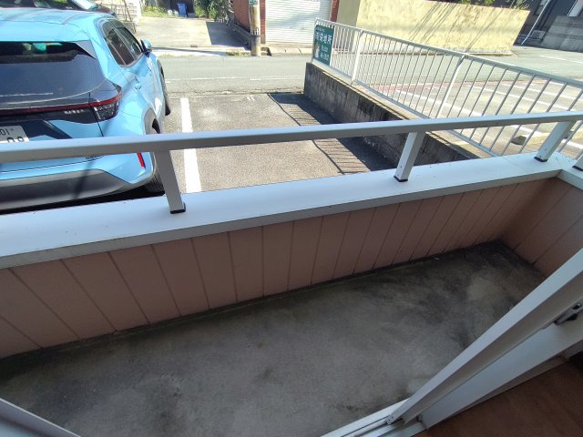 共豊ハイツ３のバルコニー