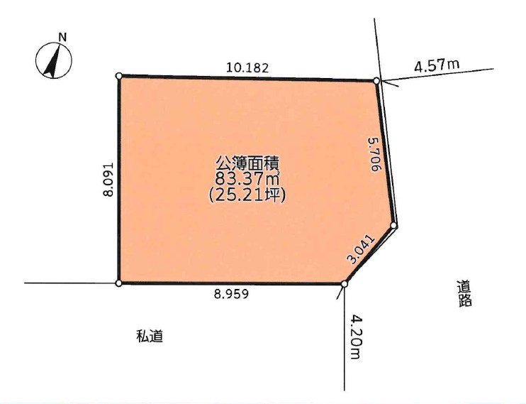 練馬区田柄2丁目　東南角地×建築条件なし　限定1区画