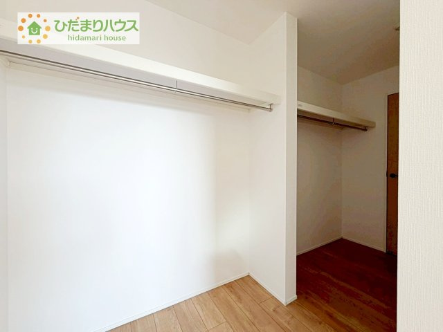 【収納】 | 取手市青柳第3期　新築戸建　7号棟 | 大容量のWICのある主寝室！夫婦の洋服もたくさん収納できます！
